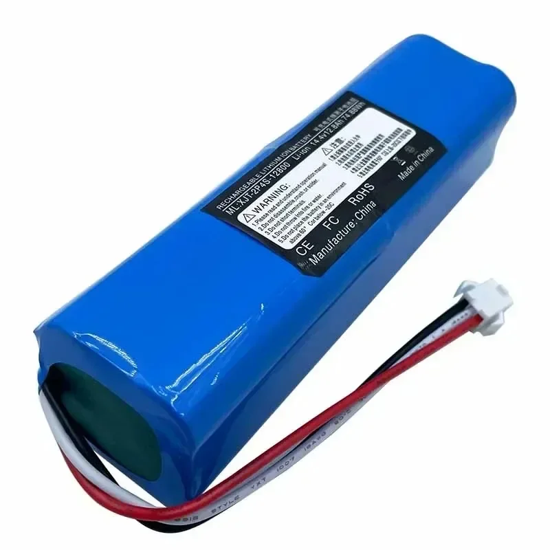 Batterie Li-ion Rechargeable 12800mAh pour aspirateur Robot XiaoMi Lydsto R1 Viomi S9 Roidmi Eve Plus