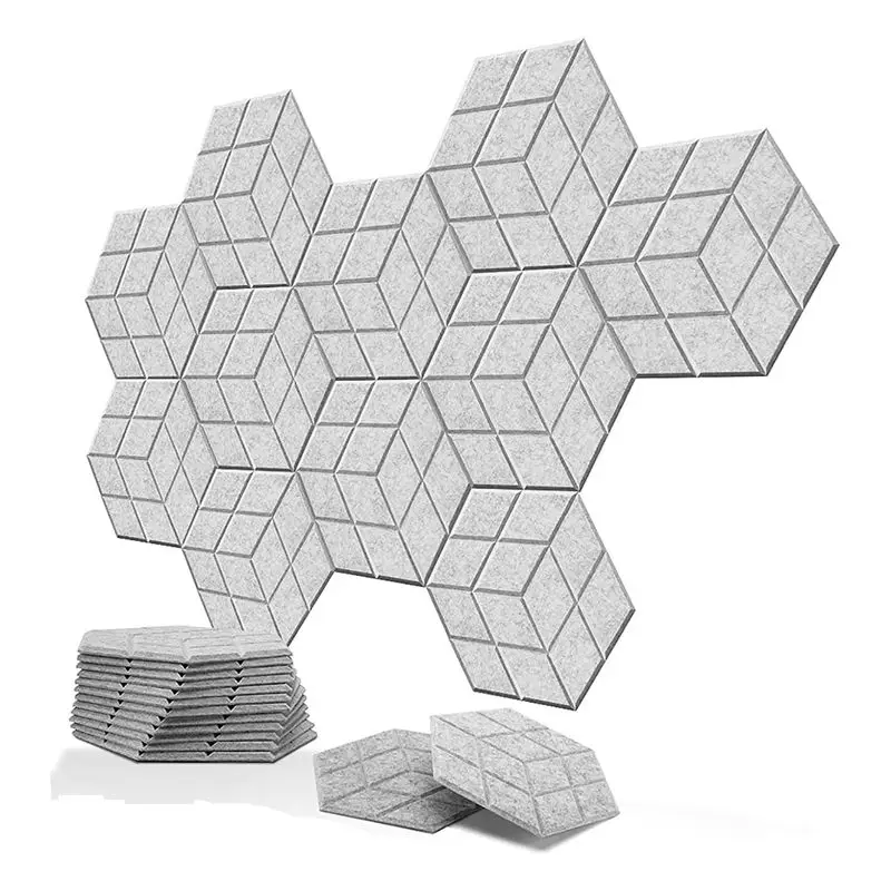 

AEF3-12 Pack Self-Adhesive Acoustic Sound Proof Foam Panels 13.8 X 12 X0.4Inch,For Studios/Recording Studios/Offices