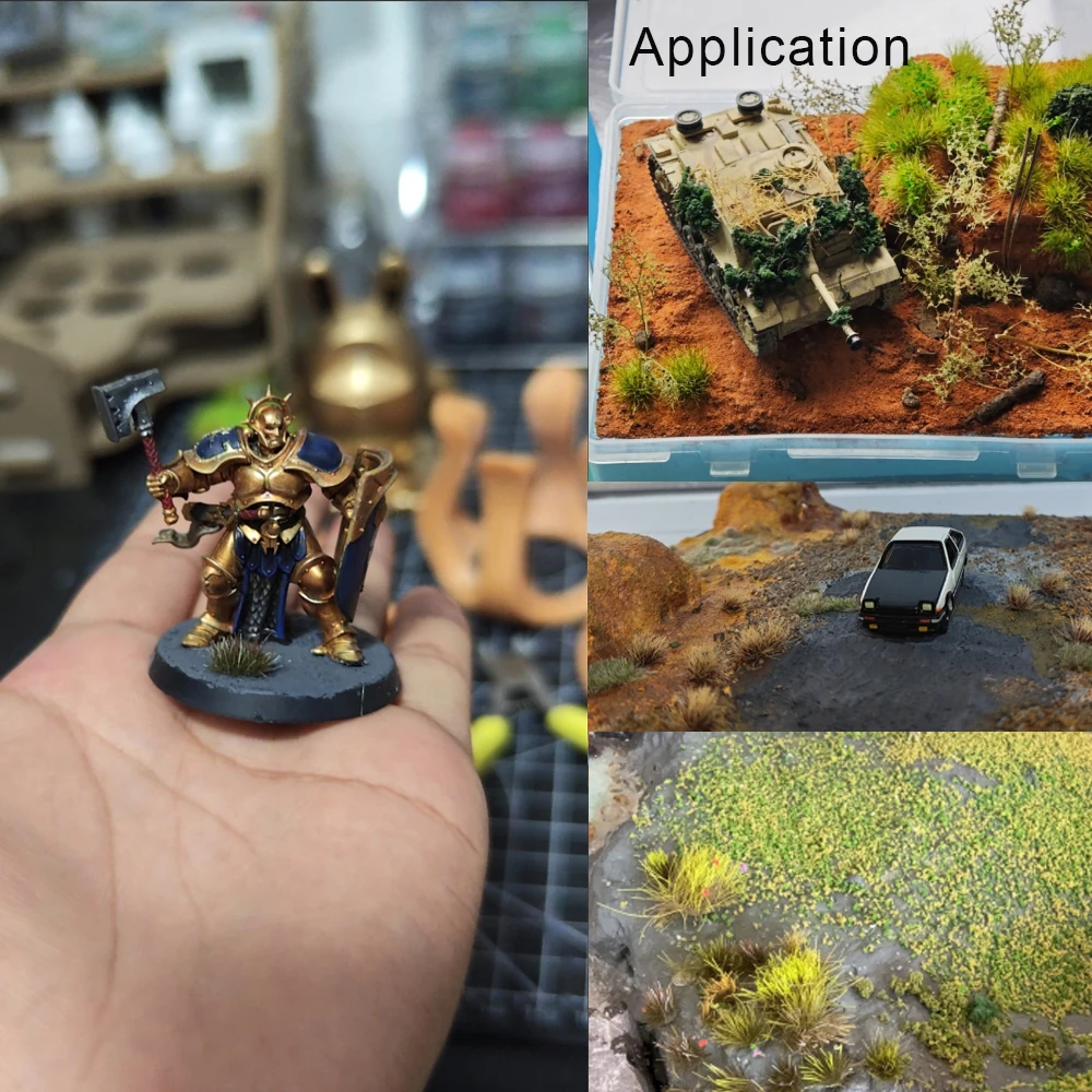 Kits de Wargaming de touffes d'herbe miniatures 35ml/120ml, pour la fabrication de modèles HO Diy/aménagement de Train ferroviaire/paysage de Table/Diorama de Terrain