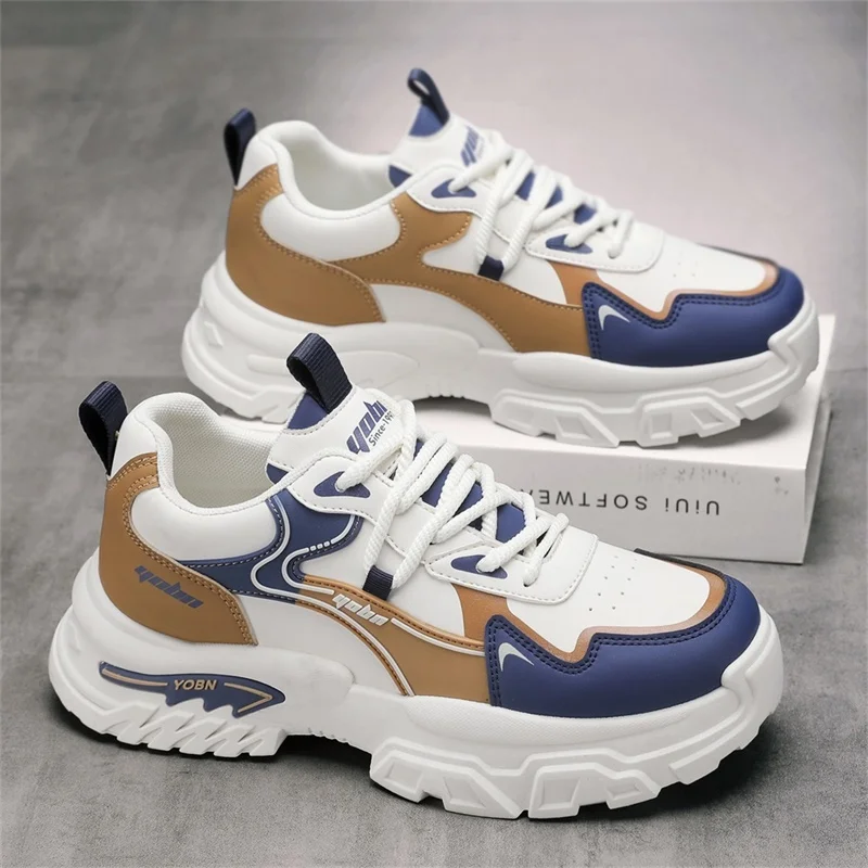 2026 Frühling Neue Herren-Sportschuhe mit Erhöhter Sohle, Atmungsaktiv und Vielseitig, Koreanischer Trend-Laufschuh für Outdoor-Aktivitäten