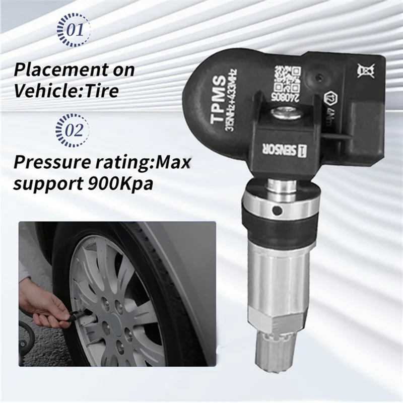 

12Pcs Programmable MX Sensor Monitor For Autel Tool TS408 TS508 ITS600 315MHZ+433Mhz 2 In 1 TPMS Tire Pressure Sensor-Boom