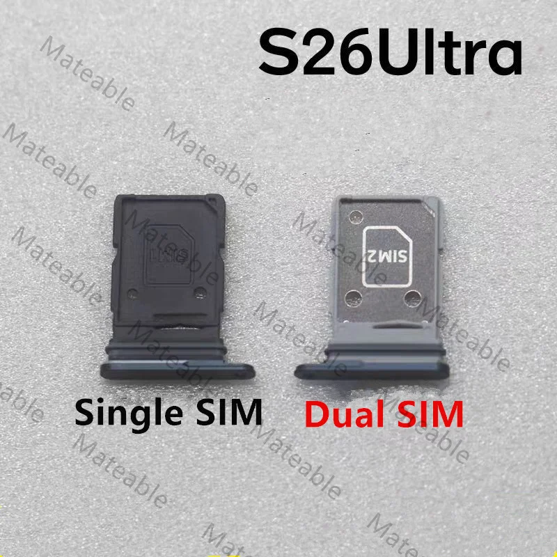 S26Ultra SIM Card Slots For Samsung Galaxy S26 Ultra S948 Dual SIM Tray Adapters Socket Holder Replace Phone Housing Repair Part