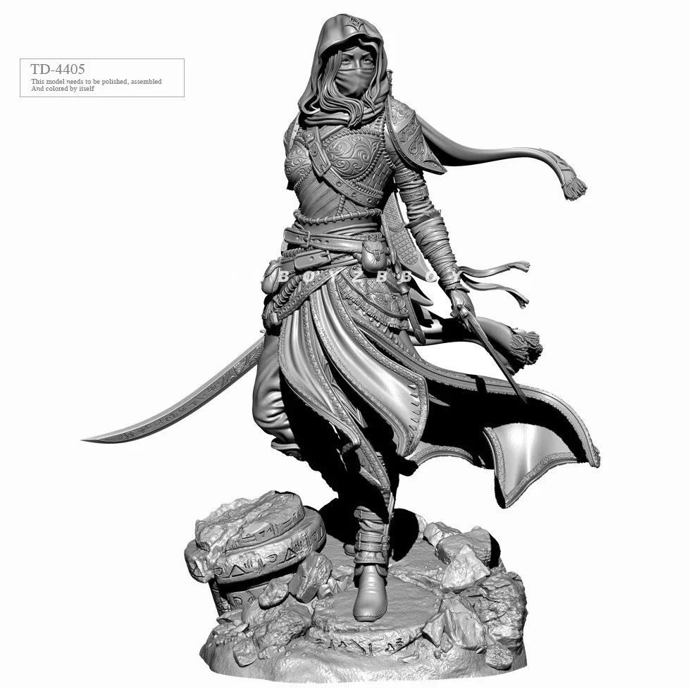 50mm 75mm Resin model kits figure beauty colorless and self-assembled （3D Printing ） TD-4405/3D