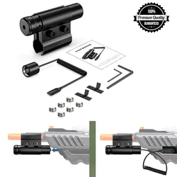 Pistolet à sel, visée Laser, fusil Splatgun SRB1200, pour Bug A, pistolet à sel 2.0 et 3.0, avec interrupteur en option, 2 jeux de piles