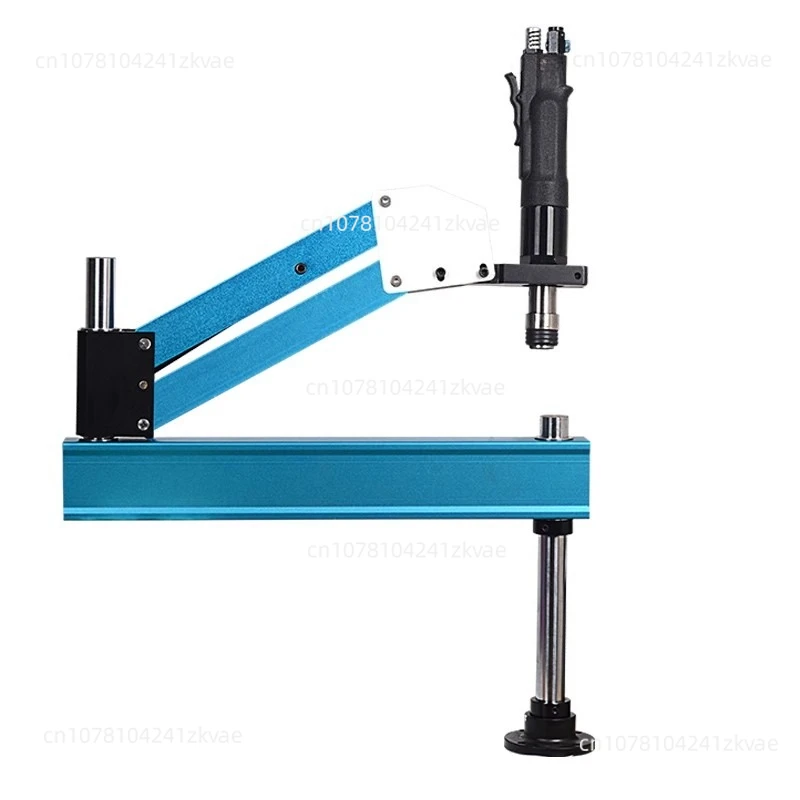 

Straight pneumatic tapping machine Tap quick chuck bracket work table Button switch wire return gun tapping machine