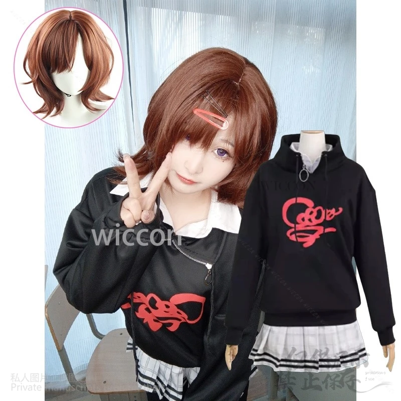 Anime Game The Idolm@Ster Shiny Colors Higuchi Madoka Cosplay Costume Noctchill Hoodies Uniform Wig Woman Cute Halloween Suit