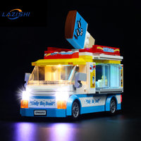 Lazishi LED Light For 60253 City Series Ice-Cream Truck Lighting DIY Toys (Not ​Include the Model)