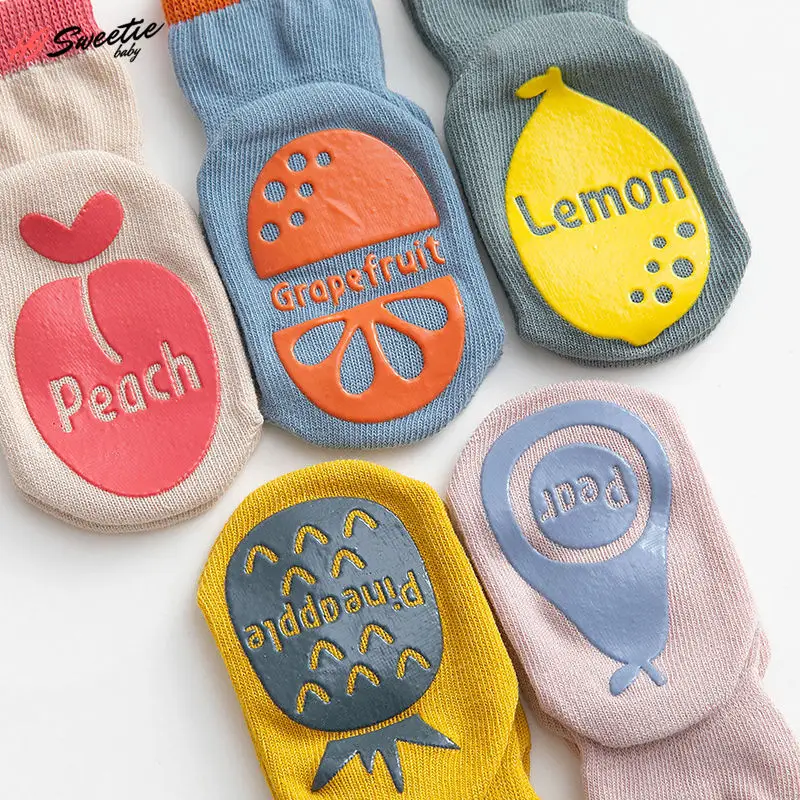 Cute Cartoon Newborn Baby Girl Socks Kids Socks for Baby Boys Girls Floor Socks 0-5 Years