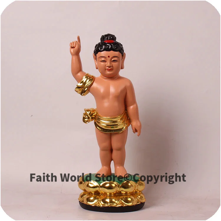 

30cm large HOME FAMILY Shrine efficacious protection Southeast Asia Gold plating Gutama TAI ZI buddha FENG SHUI statue