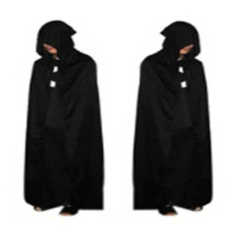 Nieuwe Mannen Halloween Kostuums Witche Vampieren Fancy Party Vrouwen Gothic Capuchon Vlek Mantel Wicca Gewaad Heks Larp Cape