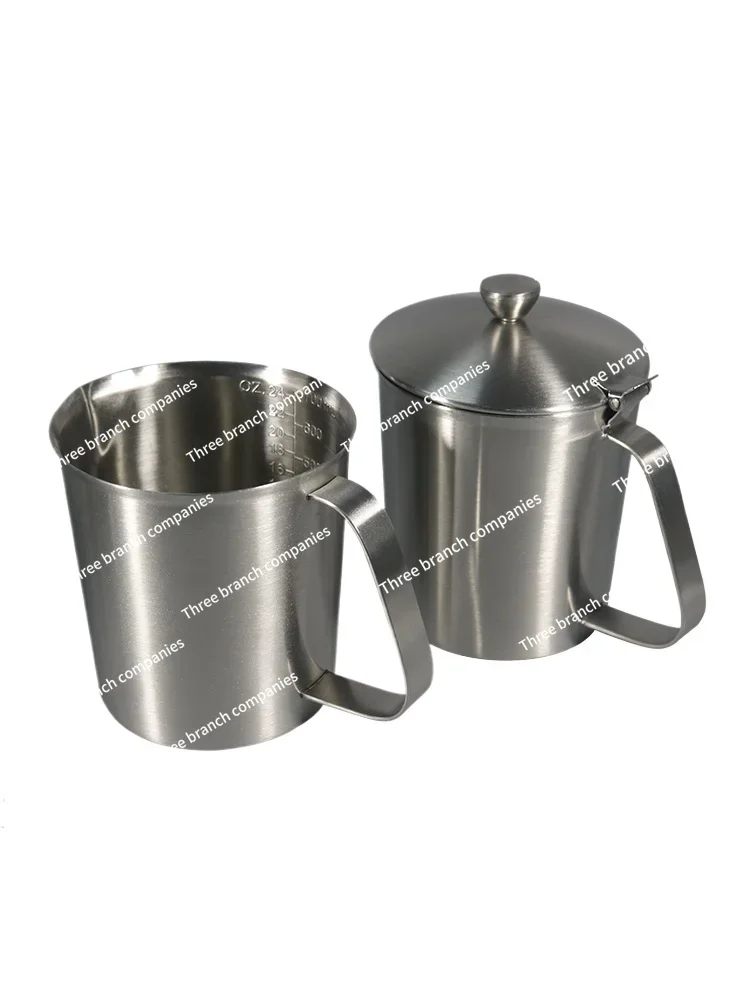 Stainless Steel Measuring Cup 304 Thickened 1000ml  Scale Cylinder Experimental Beaker