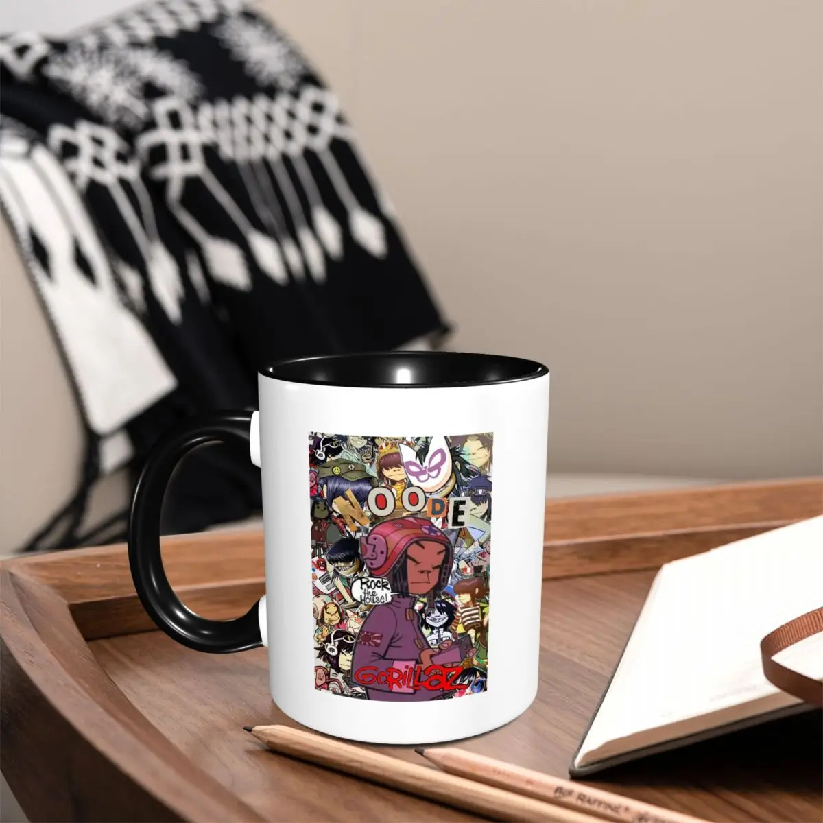 Music Band Gorillaz Mug Funny Ceramic Coffee Cups Tea Mugs Milk Cup Drinkware Gift for Friends
