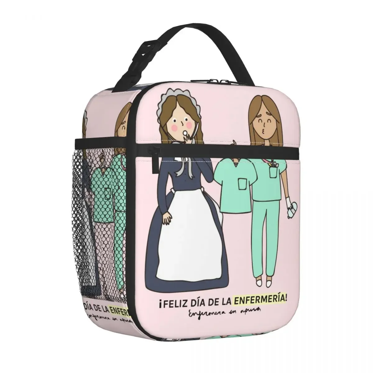 

Insulated Lunch Bag Enfermera En Apuros Doctor Nurse Medical Medicine Health Lunch Container Thermal Bag Tote Lunch Box School