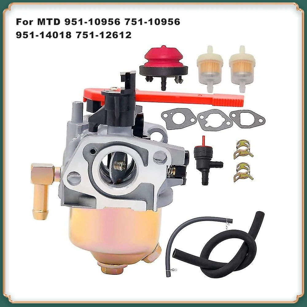 

Replacement Carburetor for MTD Snow Blowers - Compatible with Part Numbers 951-10956, 751-10956, 951-14018, 751-12612