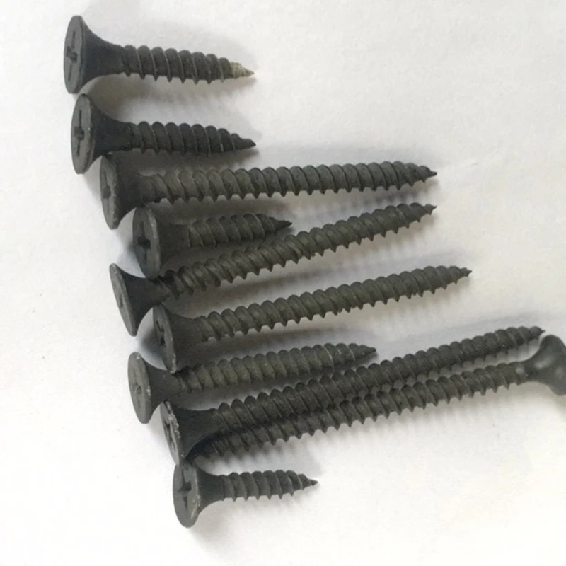 

M3.5 Phillips Flat Head Cross Recessed Thread Drywall Screws Ash Phosphorus Countersunk Self-Tapping Wood Screw Bolt 0.5kg