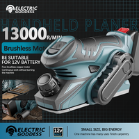 Electric Goddess 12V Cordless Electric Planer Brushless Electric Router Trimmer Engraving Wood Cutting Tools For Makita Battery
