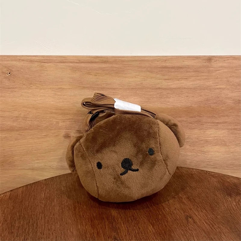 귀여운 미피 봉제 인형 어린이 백팩 부드러운 보리스 크로스백 미니 동전 지갑 귀여운 봉제 장난감 인형 백팩 어린이 휴일 선물
