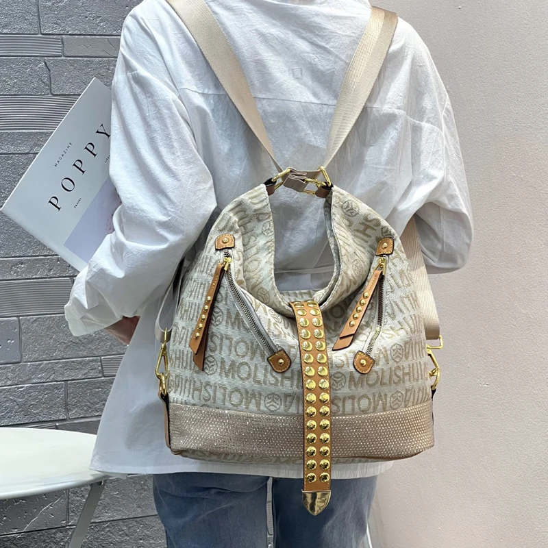 Luxury Designer Handbag Large Capacity Shoulder Bag Dual-use Fancy Print Ita Bag Sac A Main Femme Trend Ladies Side Sling Bolsas