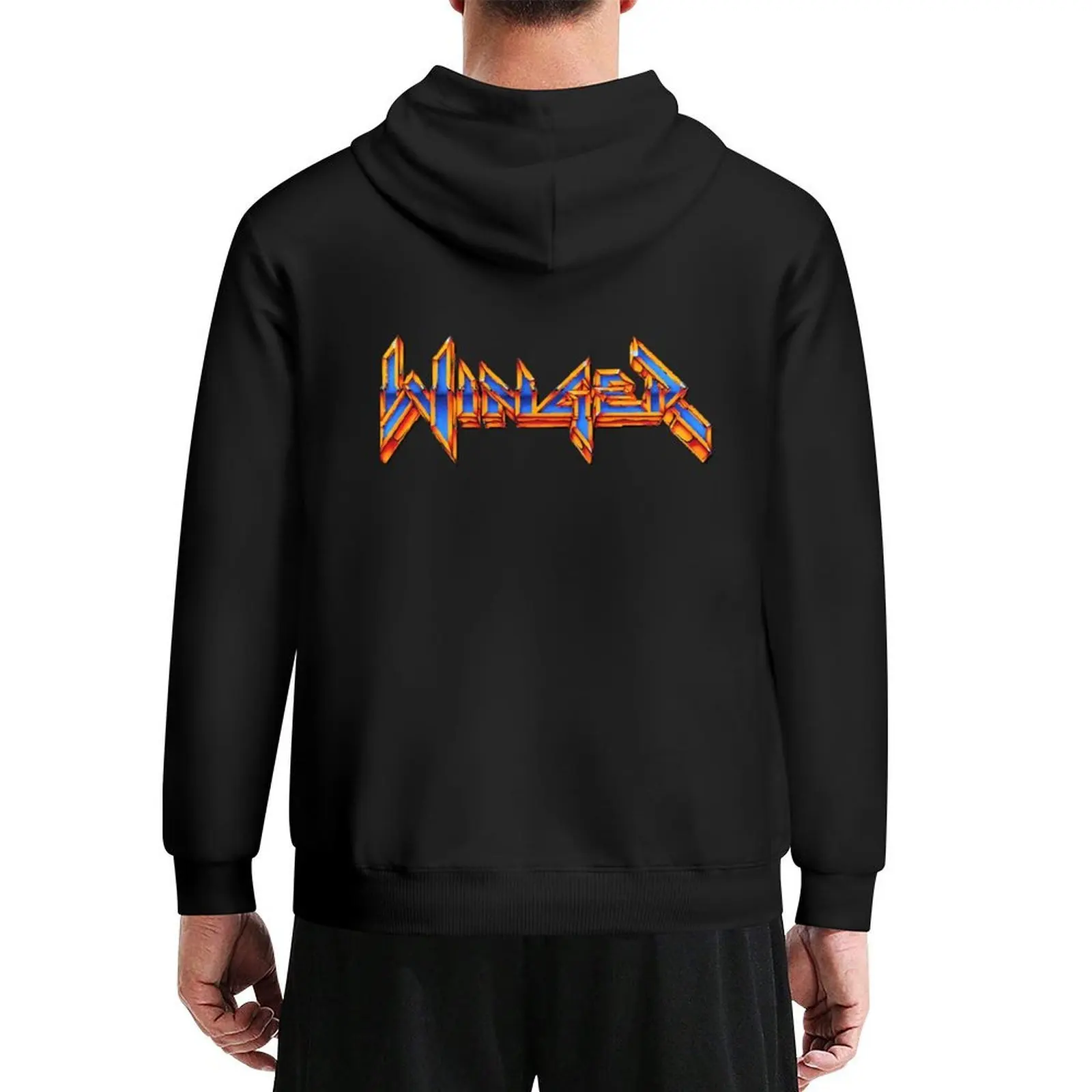 Winger Band Logo Vintage Hoodie ملابس الخريف ملابس النمط الياباني للرجال ملابس أنيمي هوديس وبلوزات جديدة