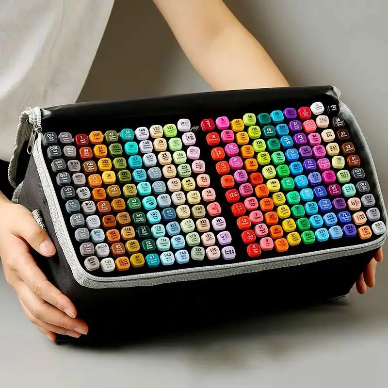 CEESO 12 Color Alcohol Markers Dual Tip Art Pens for Manga Sketching and Illustration