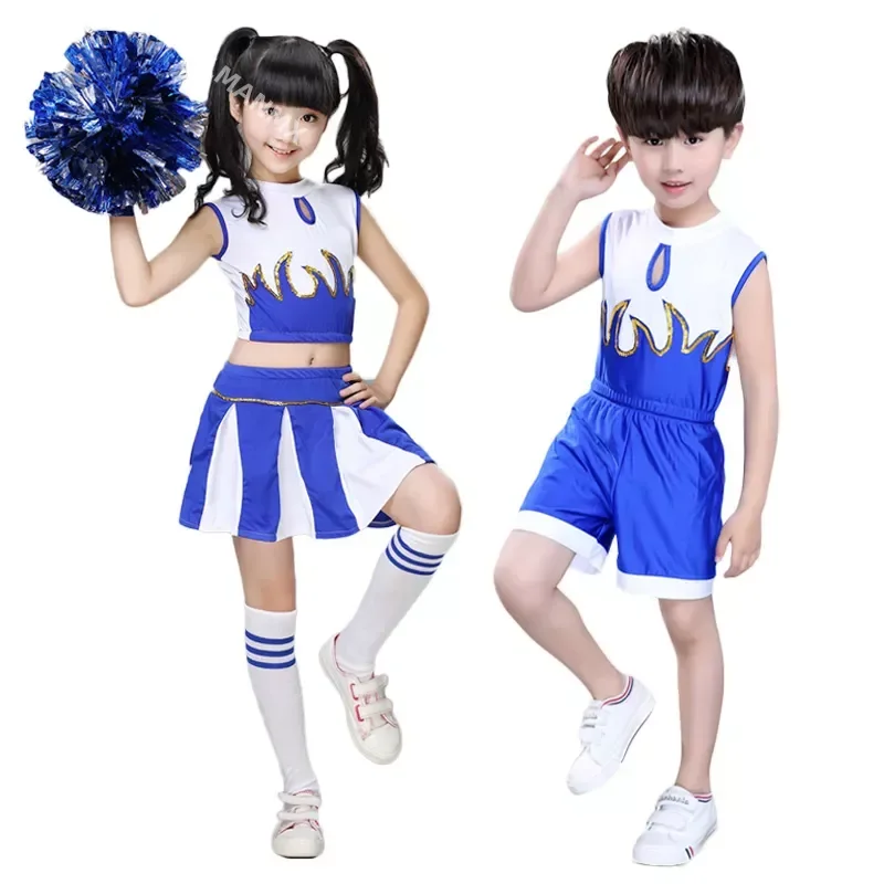 

Cheer Costume Outfit For Carnival Party Halloween Cosplay Dress Up Clothes Children Kids Girls Cheerleader Costume School Child