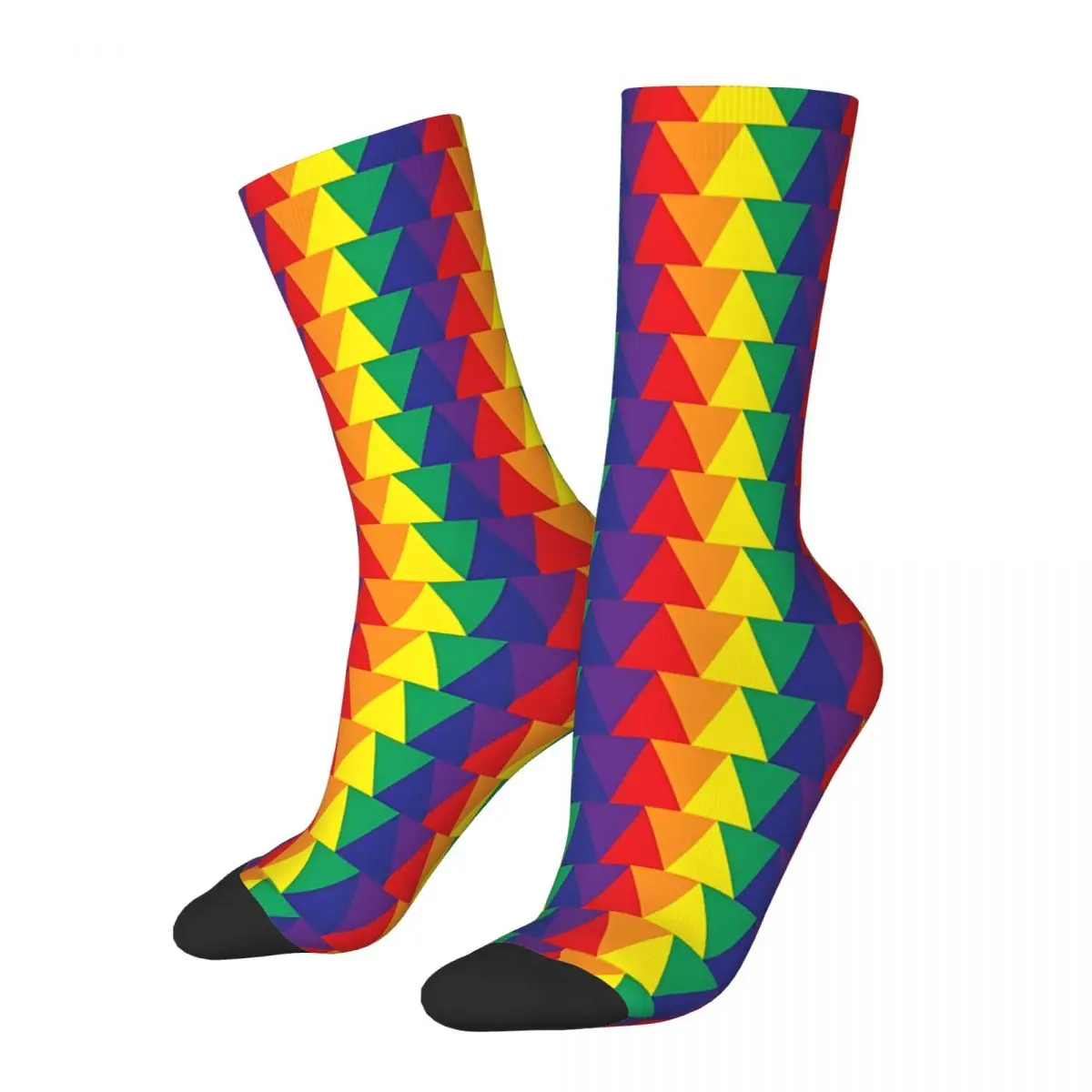 Items Rainbow Color Socks Male Mens Women Summer Stockings Hip Hop