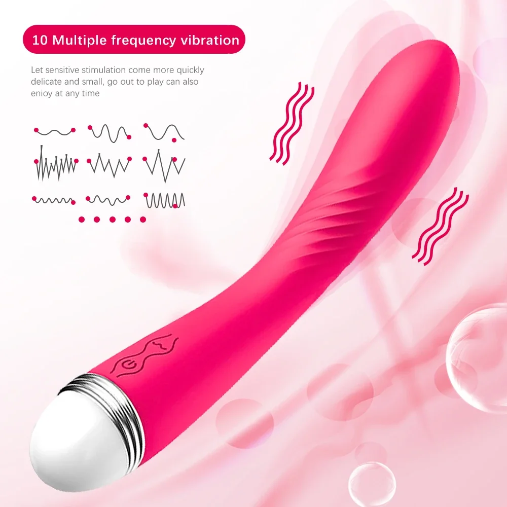 EXVOID Dildo Vibrator G-spot Massager AV Stick Long Silicone Strong Vibrator Sex Toys for Women 10 Speed Intimate Goods