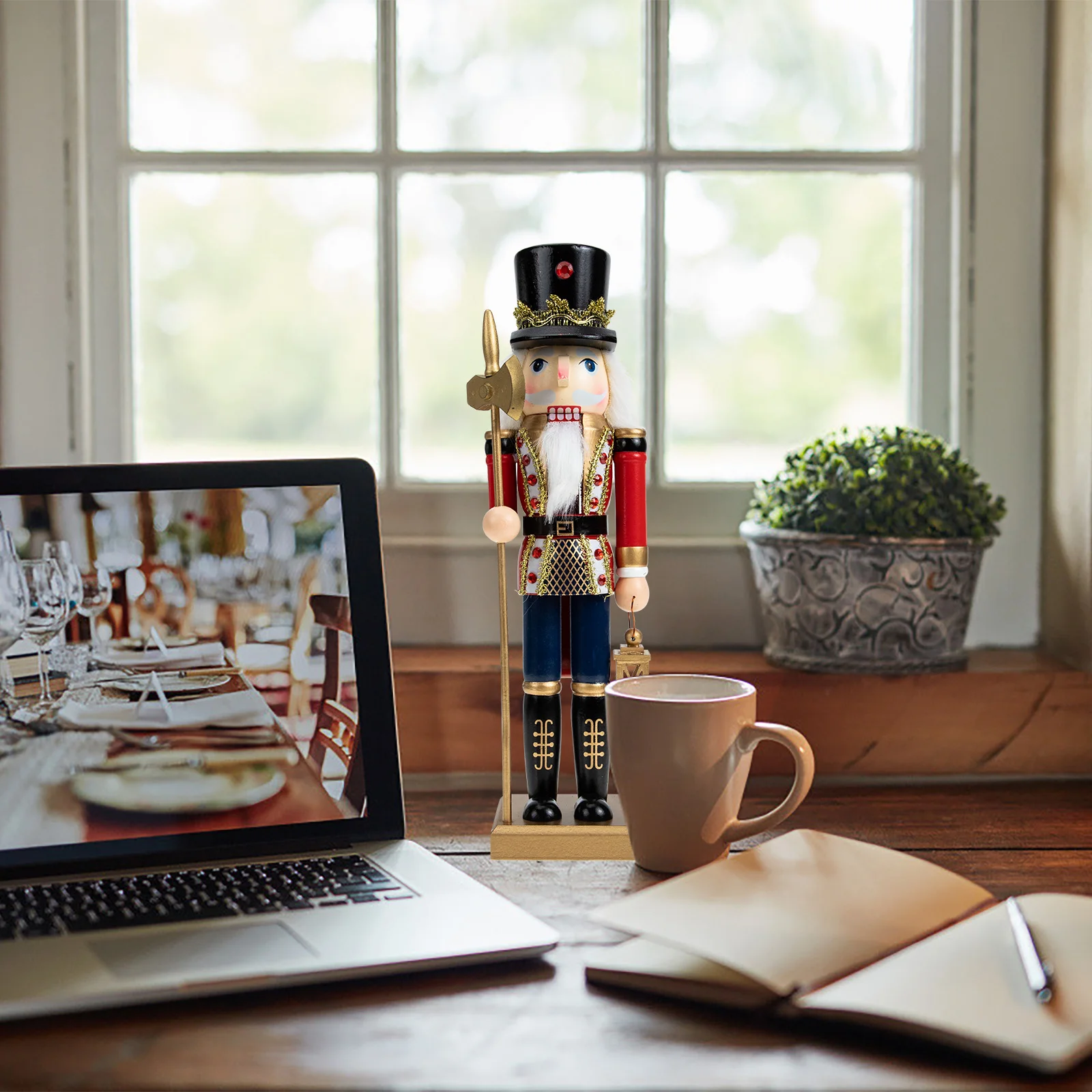 

Nutcracker Decor Household Decorations Home naments Adorable Christmas Decoration Miniature Models Household Gifts