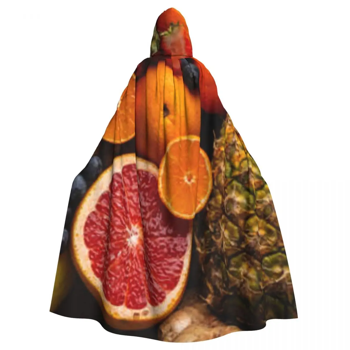 Witch Cloak Boosting Food Halloween Cosplay Costume Unisex Adult Cloak Retro Ages Cape