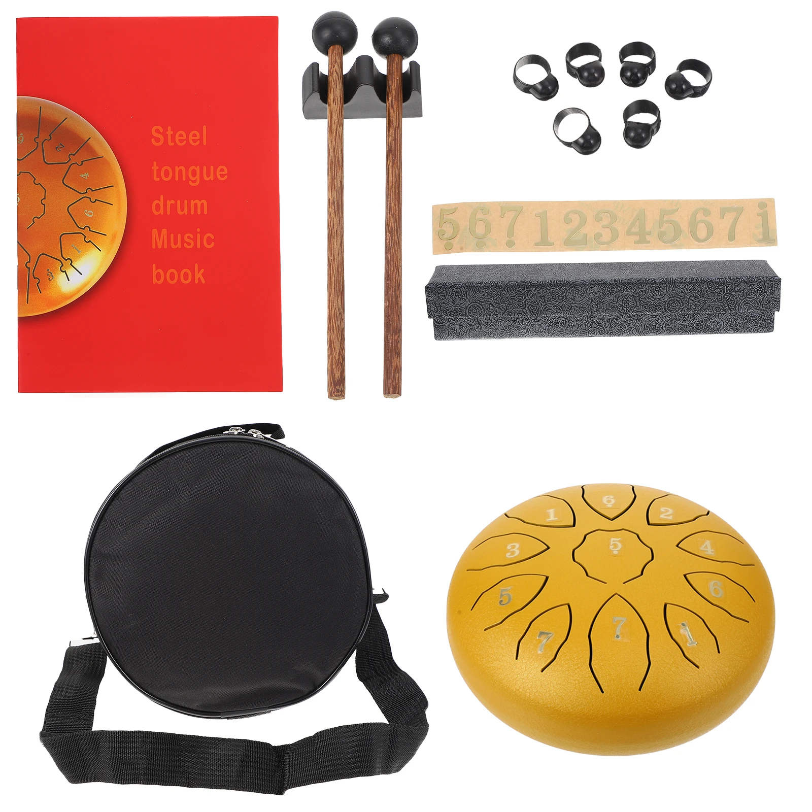 

Steel Tongue Drum Ethereal Professional Set High Quality Carbon Steel Material Pure Stable Sound Yoga Meditation Spiritual