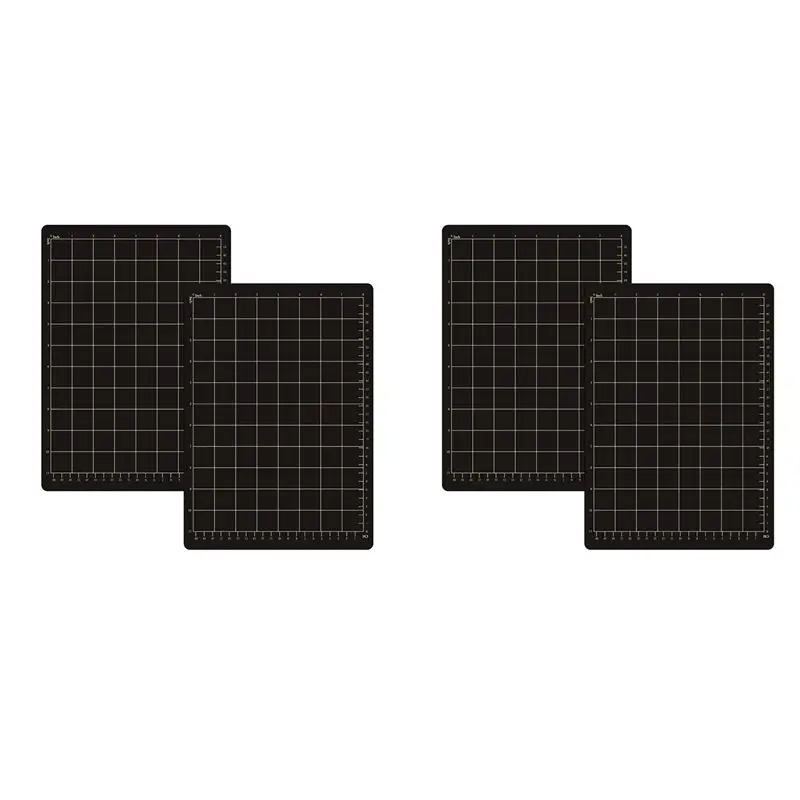 

ABMH-4Pcs 9Inch W 12.5Inch L Magnetic Cutting Shim Grid Magnetic Shim Embossing Machine Die Pads Magnetic Shim For Die Cutter