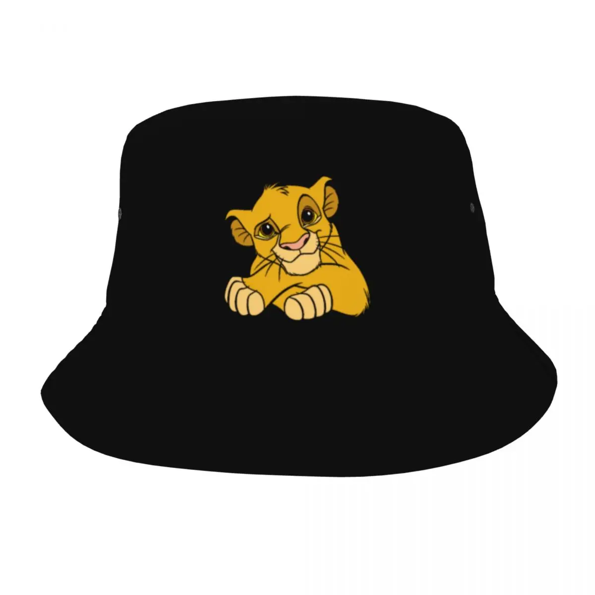 

Король Лев Симба Аниме Панамы для унисекс Летняя дорожная флоппи-шляпа Стильная складная кепка для отпуска и рыбалки Boonie Hat