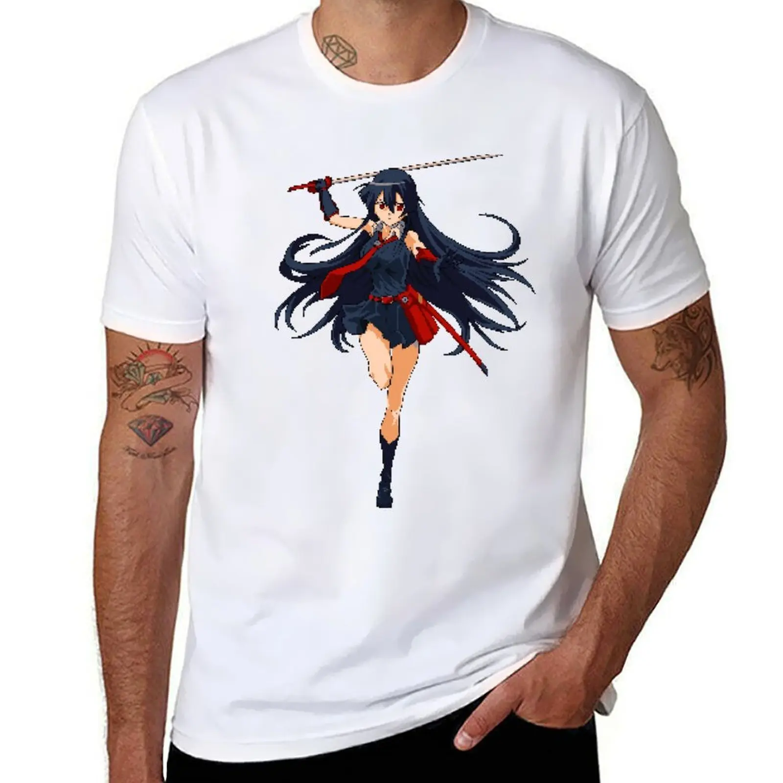 

Akame Pixel Art T-Shirt essential t shirt t shirts with prints T-Shirt