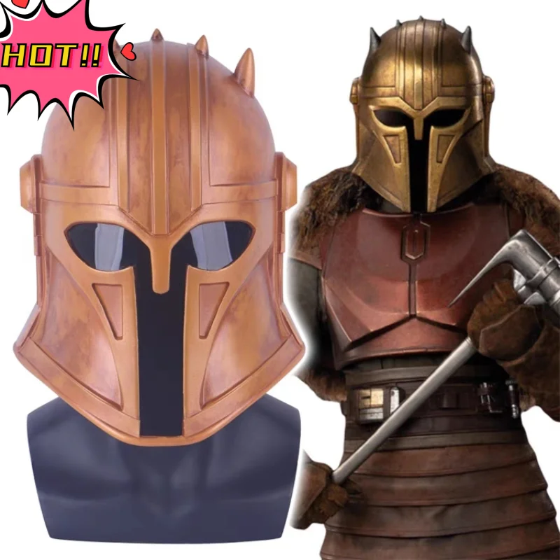 Star Wars Armorer Helmet Female Mandalorian Armorer Helmets Cosplay Mask Helmet Masks Model Toys Model Birthday Gift Toy