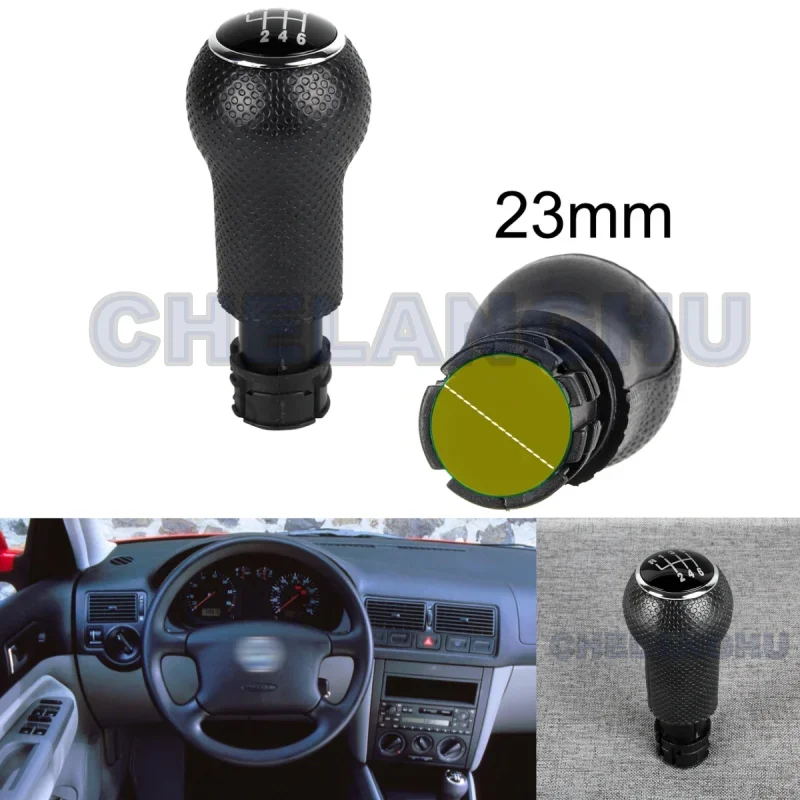 

For VW Golf 4 Mk4 Jetta Bora 1999 2000 2001 2002 2003 2004 Car-styling car 6 speed 23mm Big hole Gear Shift Knob