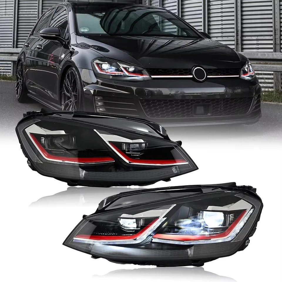 VWフォルクスワーゲン ゴルフ7 GTIをゴルフ7.5 MK7.5 LEDヘッドランプ VWフォルクスワーゲン ゴルフ7 GTIをゴルフ7.5 MK7.5 LEDヘッドランプ