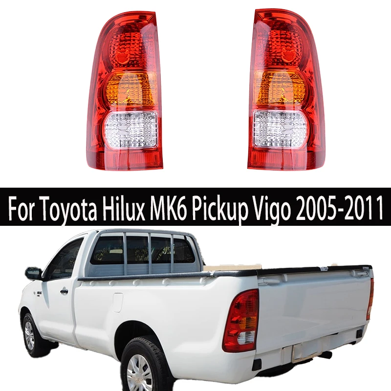 

Задний бампер в сборе для Toyota Hilux MK6 Pickup Vigo 2005-2010 2011, указатель поворота 81550-0K010 81551-0K010