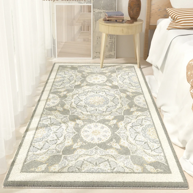 Nordic Style Rugs for Bedroom Luxury Living Room Decoration Persia Carpet Fluffy Soft Bedside Plush Mat Home Thickened Study Rug