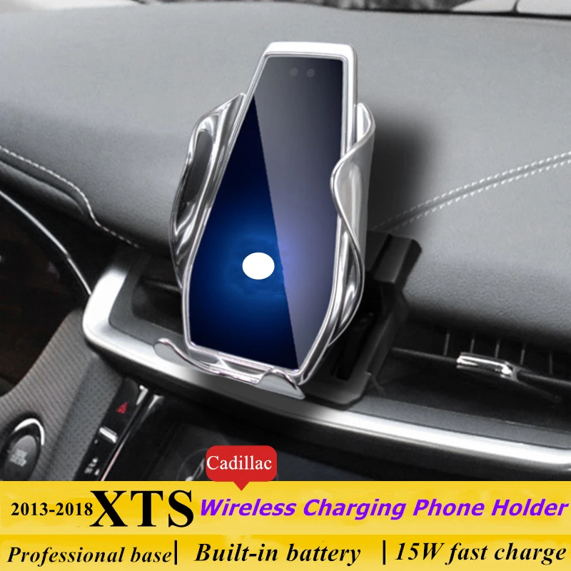 

Dedicated for Cadillac XTS 2013-2018 Car Phone Holder 15W Qi Wireless Car Charger for iPhone Xiaomi Samsung Huawei Universal