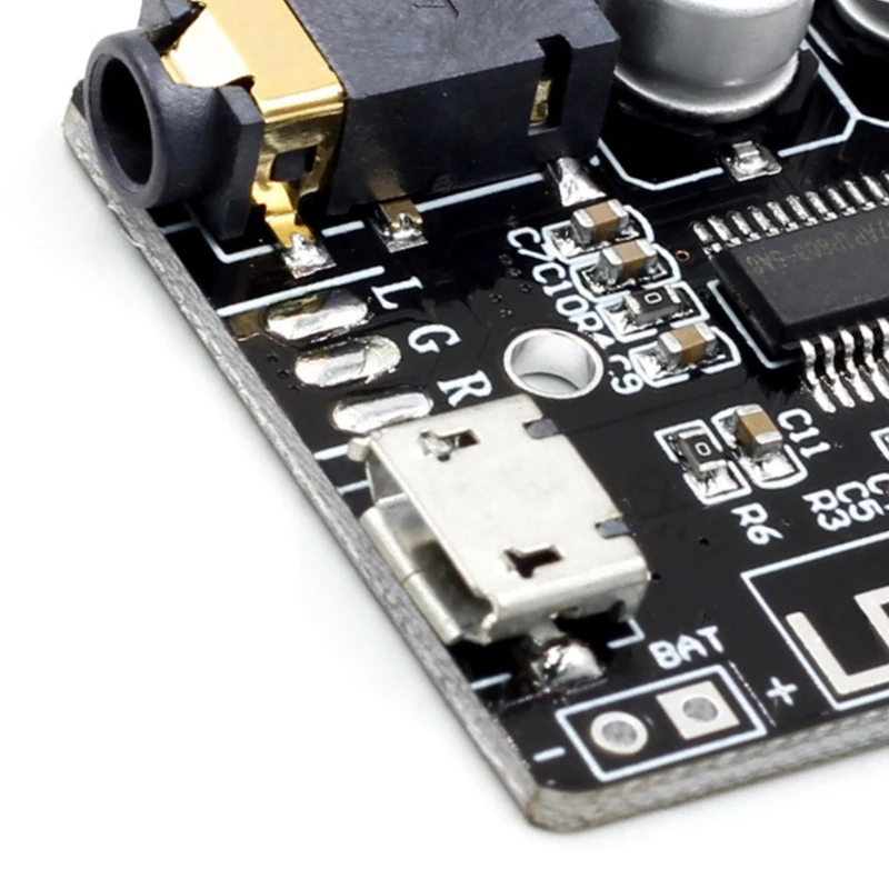 ABQU 20Pcs VHM-314 Bluetooth Audio Receiver Board Bluetooth 5.0 Mp3 Lossless Board Wireless Stereo Music Module, Black