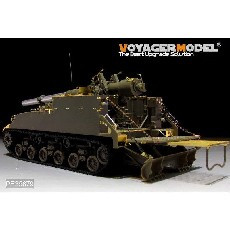 Voyager modelo PE35879 1/35 WWII US M40 SPG Basic (incluye la base Atenna) (para AFV CLUB AF35031)