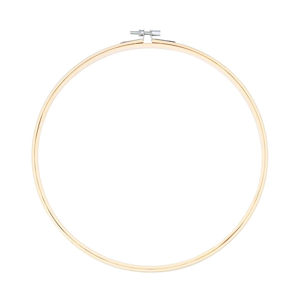 New Handmade Diy Cross Stitch Frame Embroidery Hoop Sewing Tools Round Loop