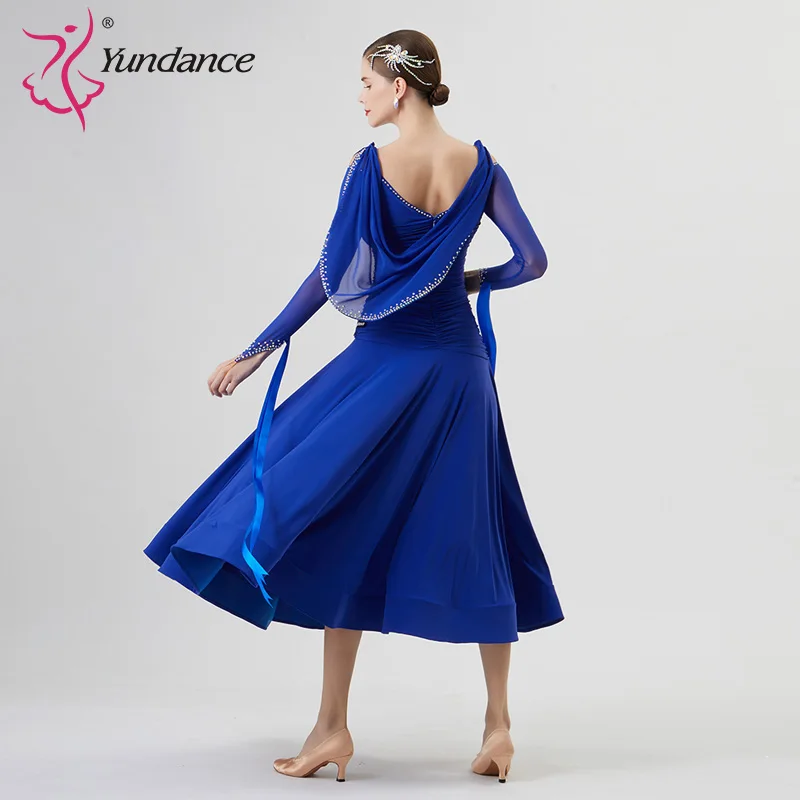 M-22114 Tailor-made International Standard Dance Costumes Modern Dance Performance Dress Women's Stage Performance Dress