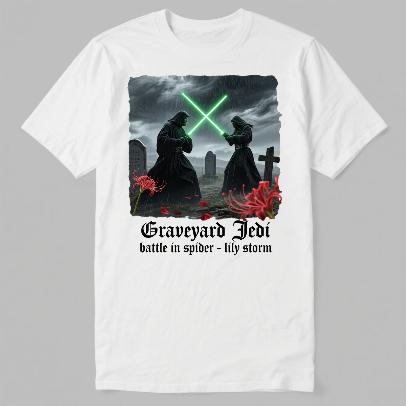 

Samurai Demon Hunter Graphic Printing Summer Luxury Brand Cotton Men's and Women's T-Shirts Short Sleeves Street Fashion