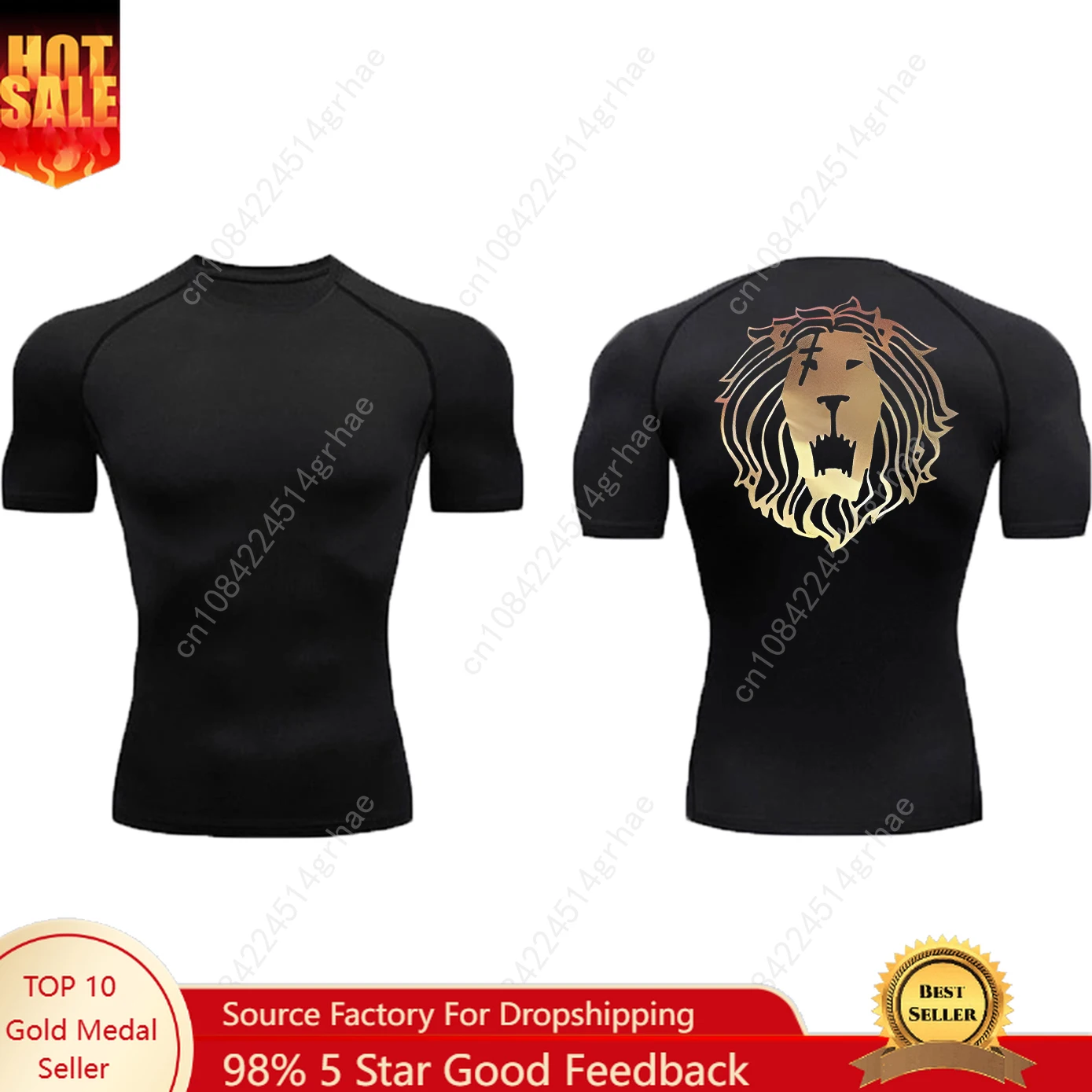 

Men's Compression Shirt Anime Nanatsu no Taizai Print Gym Sport Quick Dry Gym TShirt Fitness Athletic Undershirts Elasticity Tee
