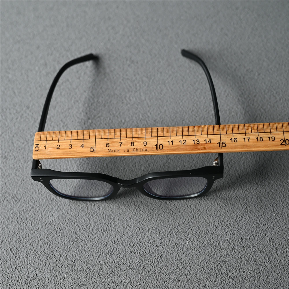 Rockjoy 150mm Oversized Reading Glasses Men Women Eyeglasses Frame Male Square TR90 Spectacles for Prescription Green Grey