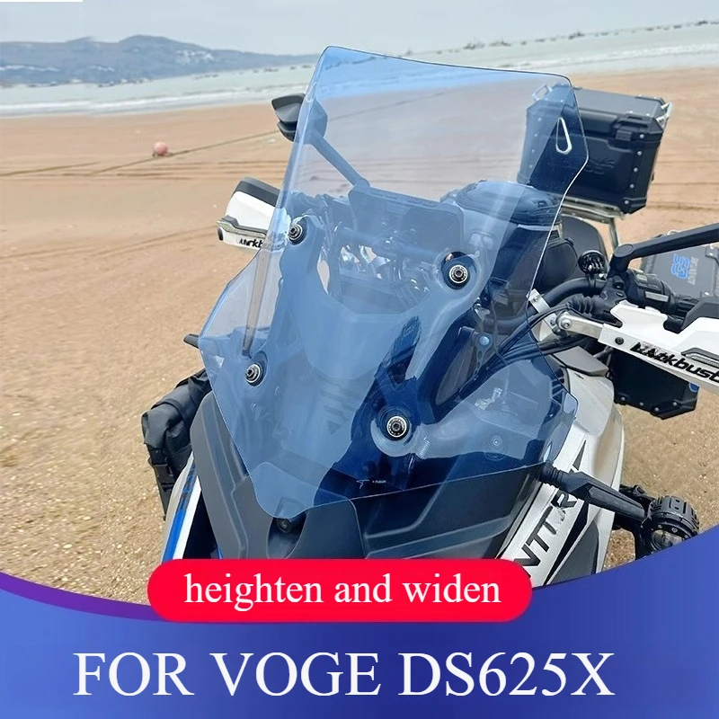 

FOR VOGE DS525X DS 525X DSX 525 525DSX windshield modification heightening and widening motorcycle accessories glass deflector