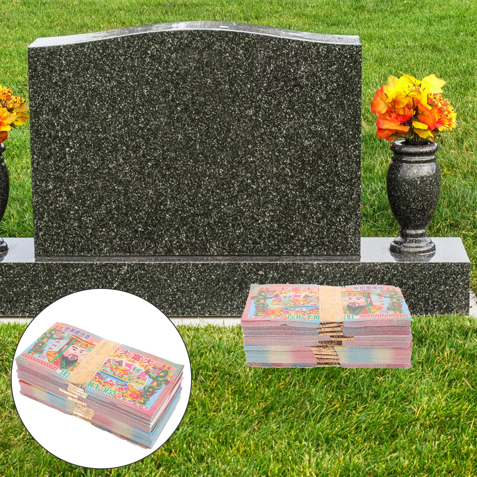 

350pcs Paper Money Ghost Money Ancestor Worship Sacrifice Supplies For Tomb Sweeping Festival Funeral Rituals Decorative