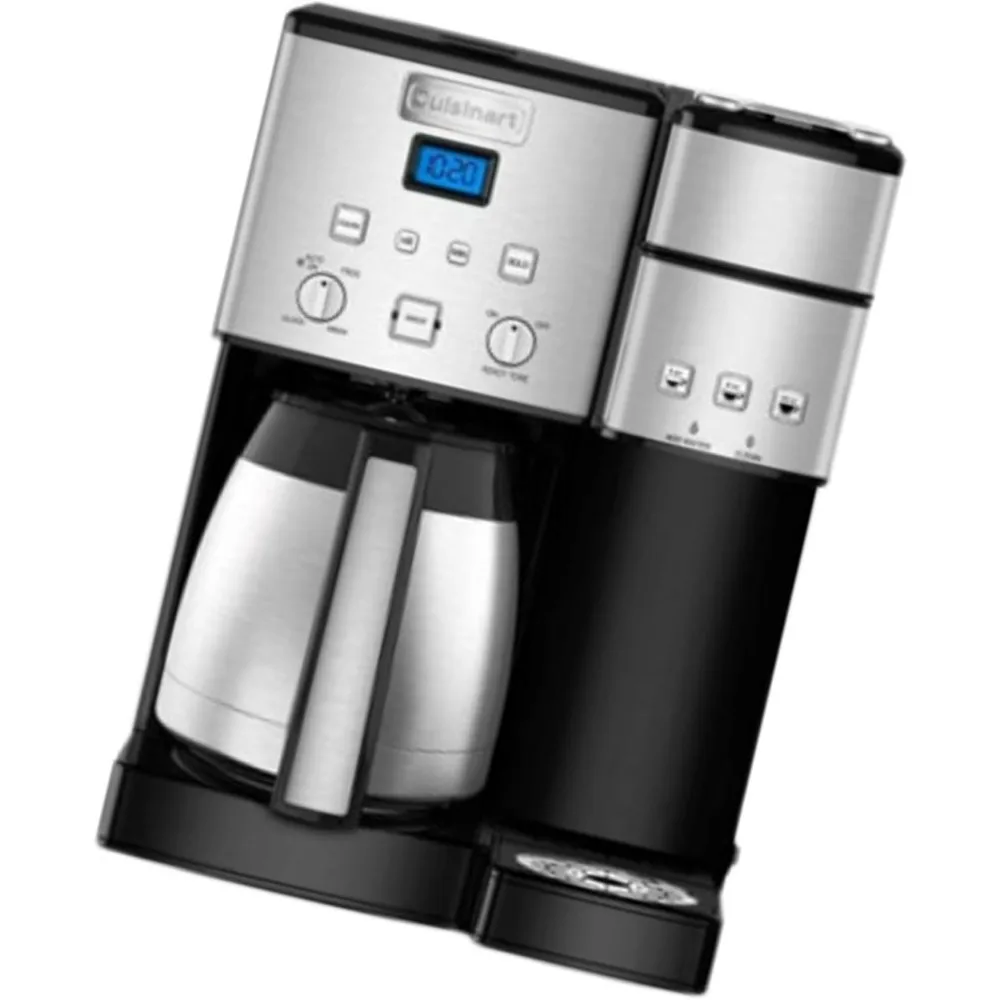 Coffee Center 10-Cup Thermal Coffeemaker and Single-Serve Brewer,Removable water tank, Water filter ,Stainless Steel