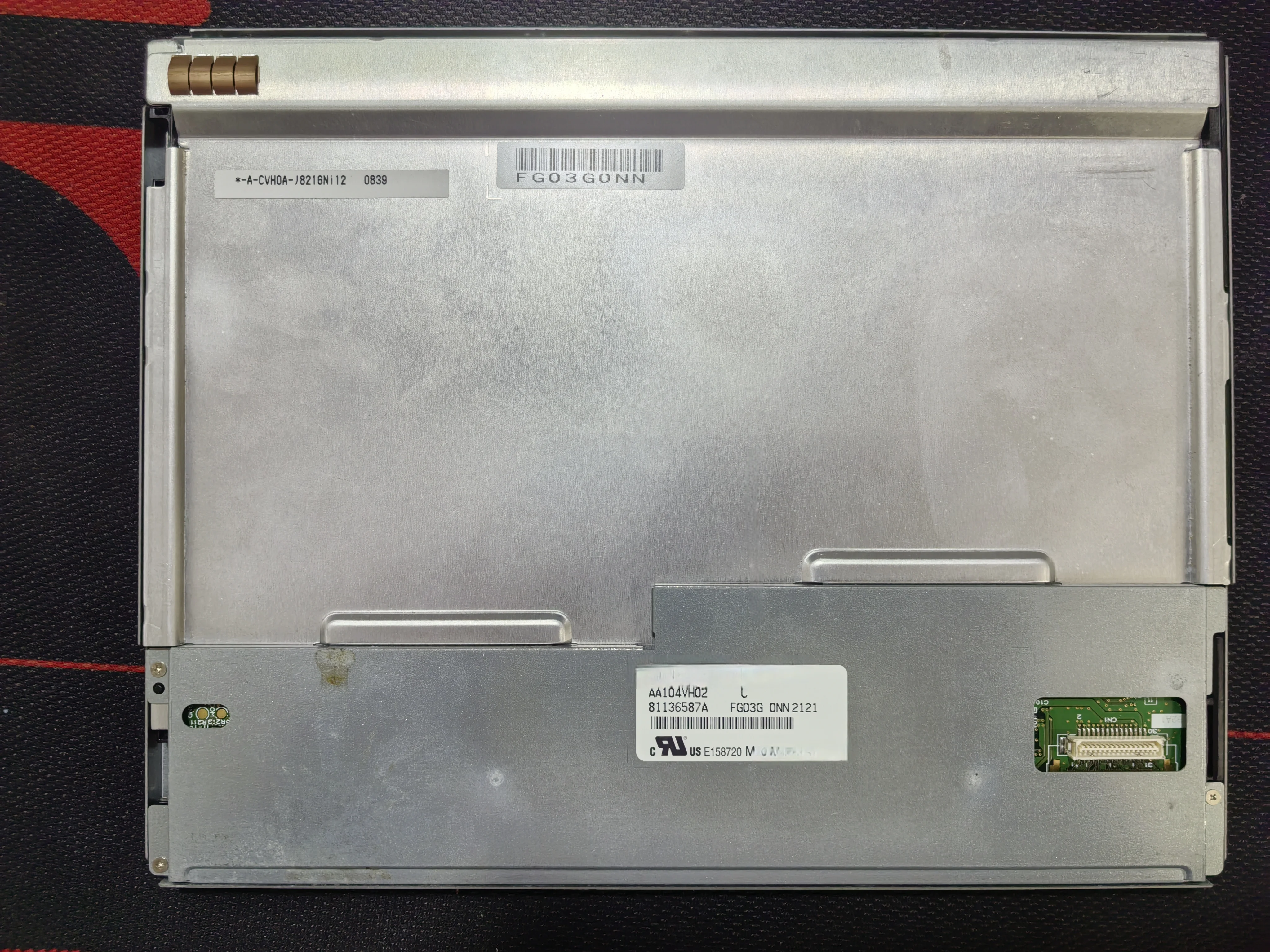 Оригинальный 10,4-дюймовый промышленный экран AA104VH02, протестирован и доступен на складе AA104VH01